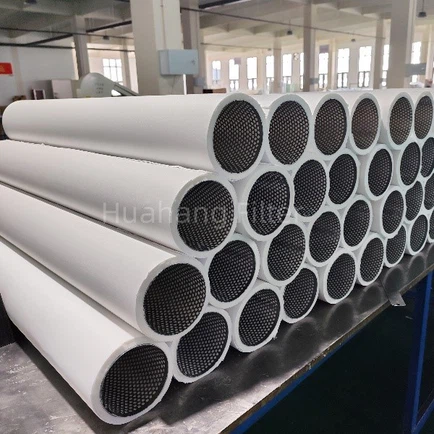Huahangs 300 pcs custom coalescing filter elements is in production Huahangs 300 pcs custom coalescing filter elements is in production